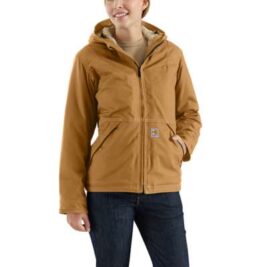 Carhartt Women’s Full Swing® Quick Duck® Sherpa-Lined Flame-Resistant Jacket