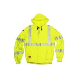TECGEN Flame-Resistant Hi-Vis Zip-Front Sweatshirt