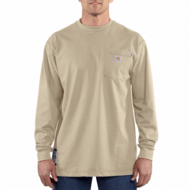 Carhartt Flame-Resistant Force Cotton Long-Sleeve T-Shirt