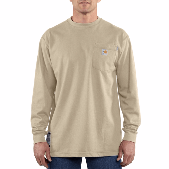 Carhartt Flame-Resistant Force Cotton Long-Sleeve T-Shirt – GenPac Apparel