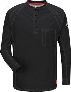 Bulwark iQ Series® Comfort Knit Men’s Flame-Resistant Henley