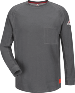 Bulwark iQ Series® Comfort Knit Men’s Flame-Resistant Long Sleeve Shirt