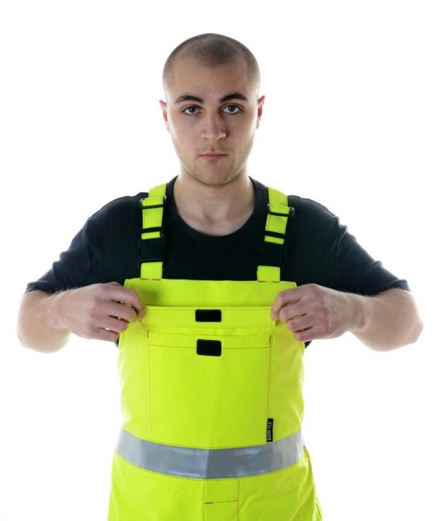 Neilsen Pro ARC FlameResistant Rainwear HiVisibility Bib Trouser