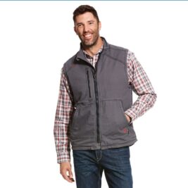 Ariat FR DuraLight Stretch Canvas Vest – Grey