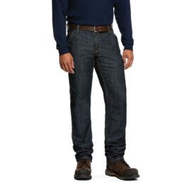 Ariat Flame-Resistant M4 Relaxed Stretch DuraLight Workhorse Stackable Straight Leg Jean