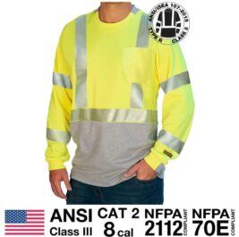 Benchmark FR “Tracer” Hi-Visibility Long Sleeve T-Shirt