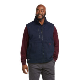 Ariat FR DuraLight Stretch Canvas Vest – Navy