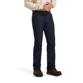 Ariat Flame Resistant M5 Duralight Ripstop Stackable Straight Leg Pant – Navy