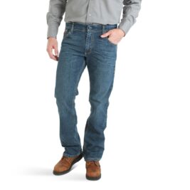 Wrangler FR Advanced Comfort Slim Boot Jean – Caden Dark Tint