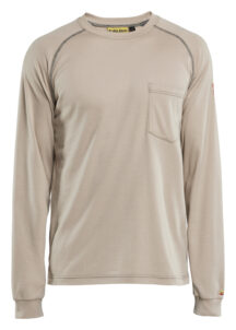 Blaklader® Flame Resistant Light Long Sleeve T-Shirt