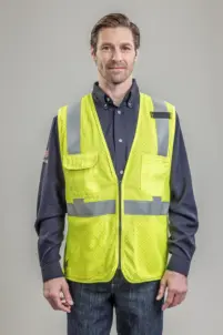 DRIFIRE Flame Resistant Anti-Stat Hi-Visibility Mesh Class 2 Vest