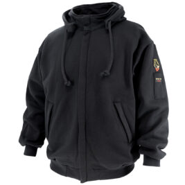 Black Stallion Flame Resistant Cotton Full-Zip Hooded Sweatshirt