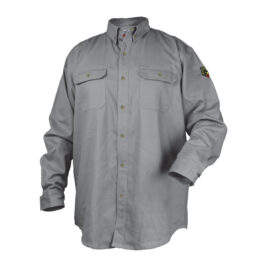 Black Stallion Flame Resistant Button Down Cotton Work Shirt