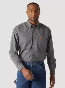 Wrangler Flame Resistant Button Work Shirt